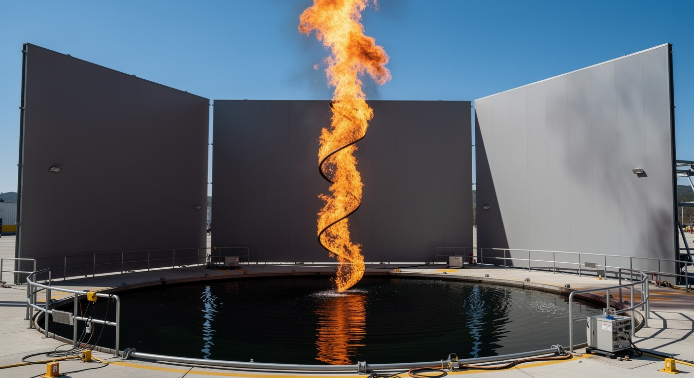 Fire tornadoes to clean up the oceans: the game-changing method