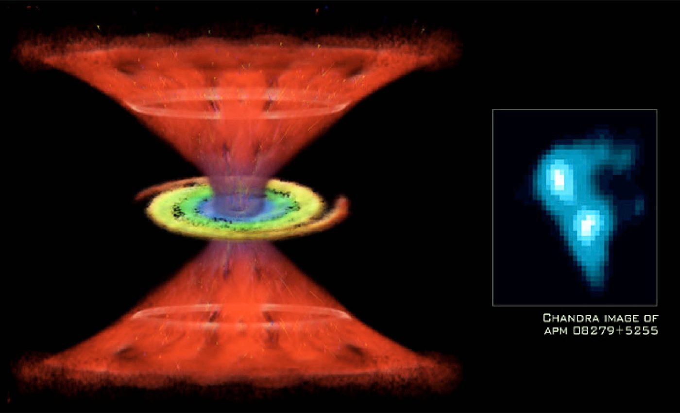 Black hole discovered containing enough water to fill 'trillions of Earth-sized oceans'