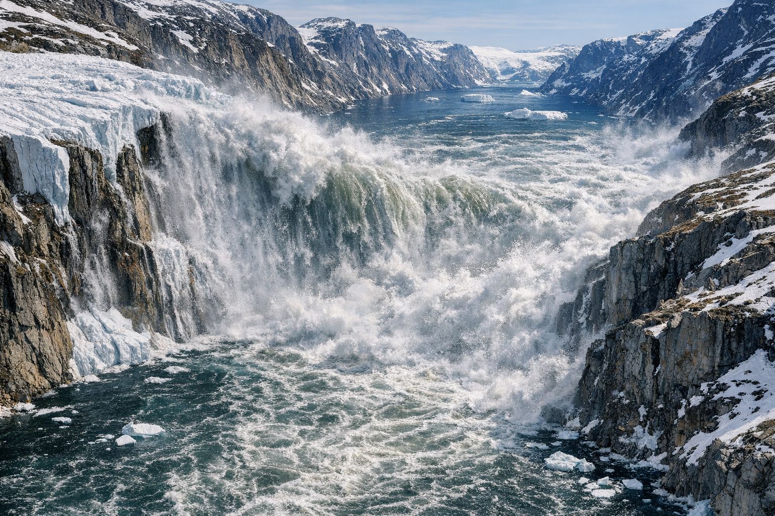 A 200-meter mega-tsunami sparks a global seismic mystery