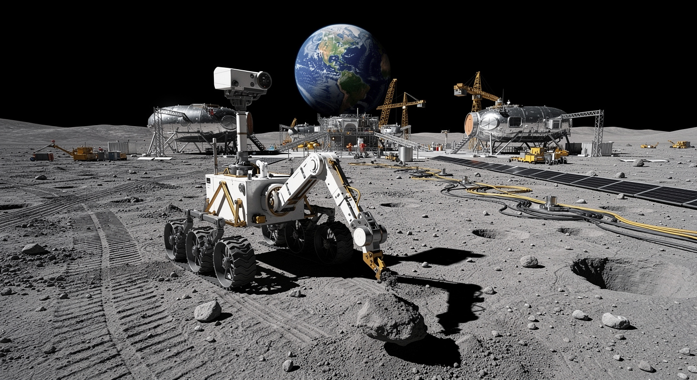 Lunar dust could be used as a building material for future bases on the Moon