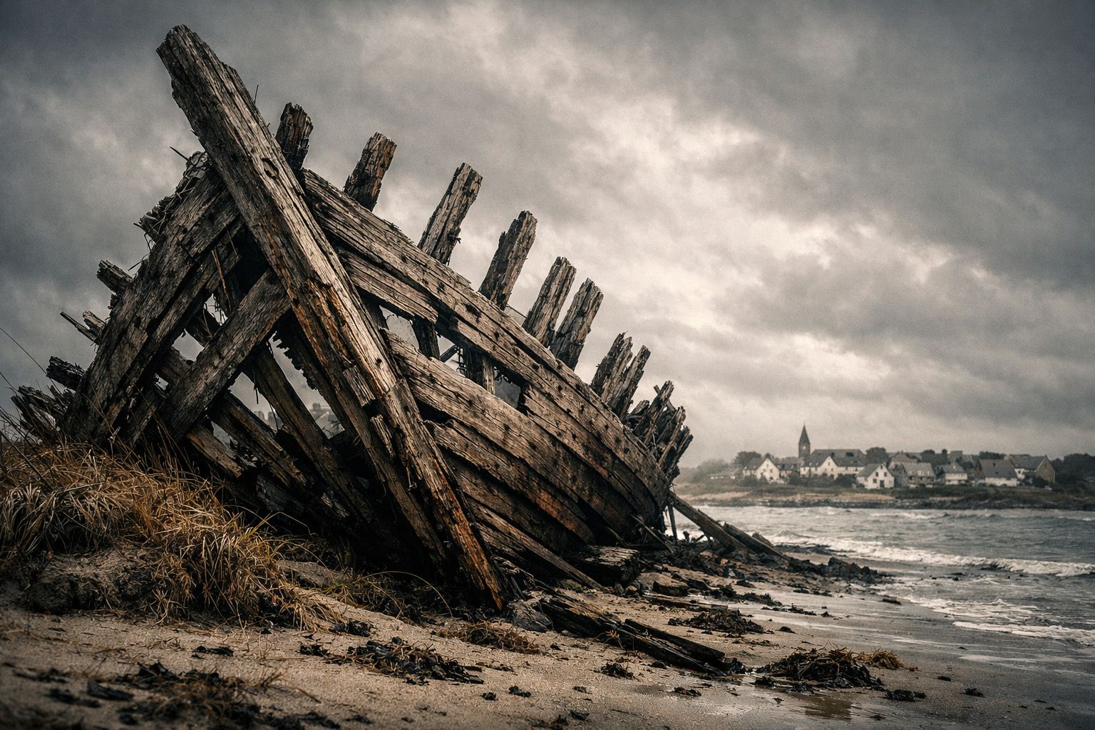 A storm reveals the final secrets of a shipwreck from 1631