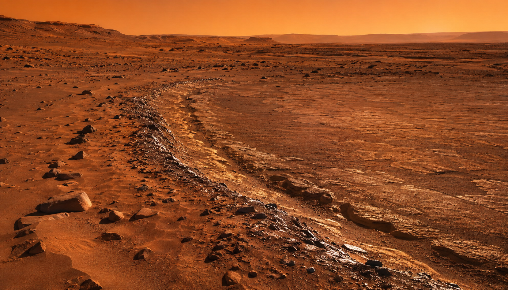 An Ancient Ocean on Mars: The Mystery of the Bathtub Ring Finally Unveiled