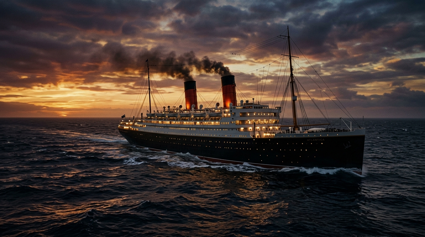 The captain of a ship died during dinner. By morning, 137 passengers had perished in the flames