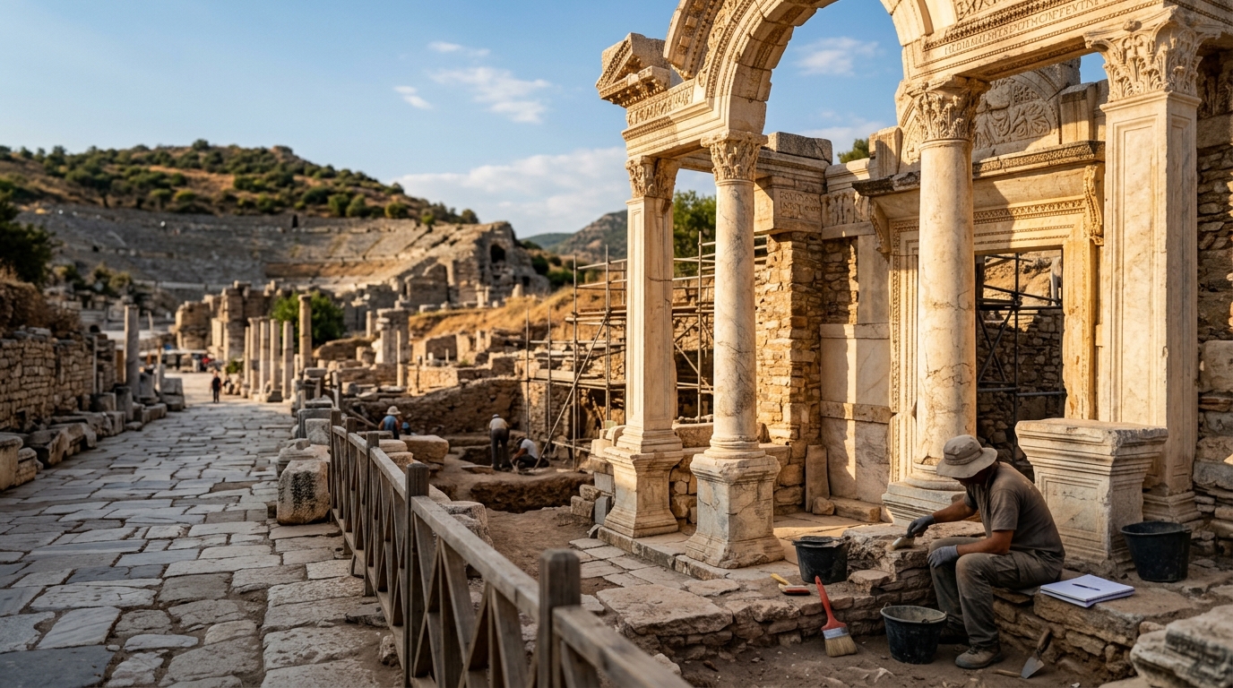 Ephesus: Two Infants Found Carefully Buried in an Ancient Roman Latrine Channel